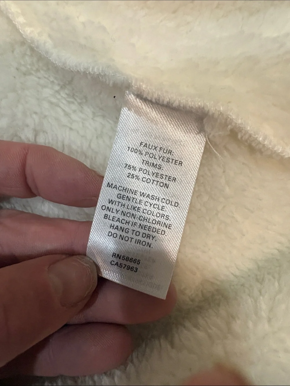 Treasure & Bond Cream Sherpa Shirt Jacket EUC